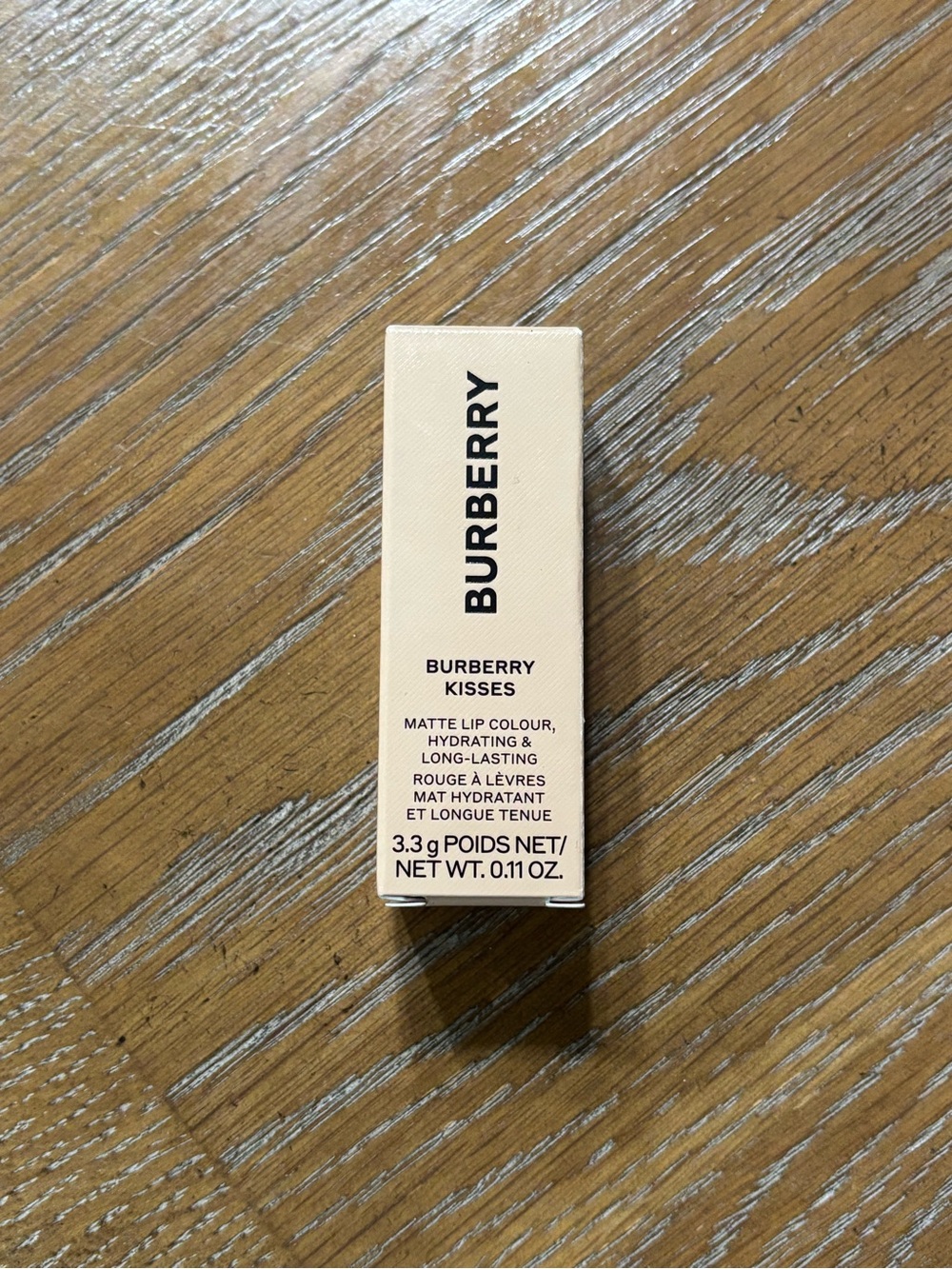 Burberry Kisses matte soft pink lipstick